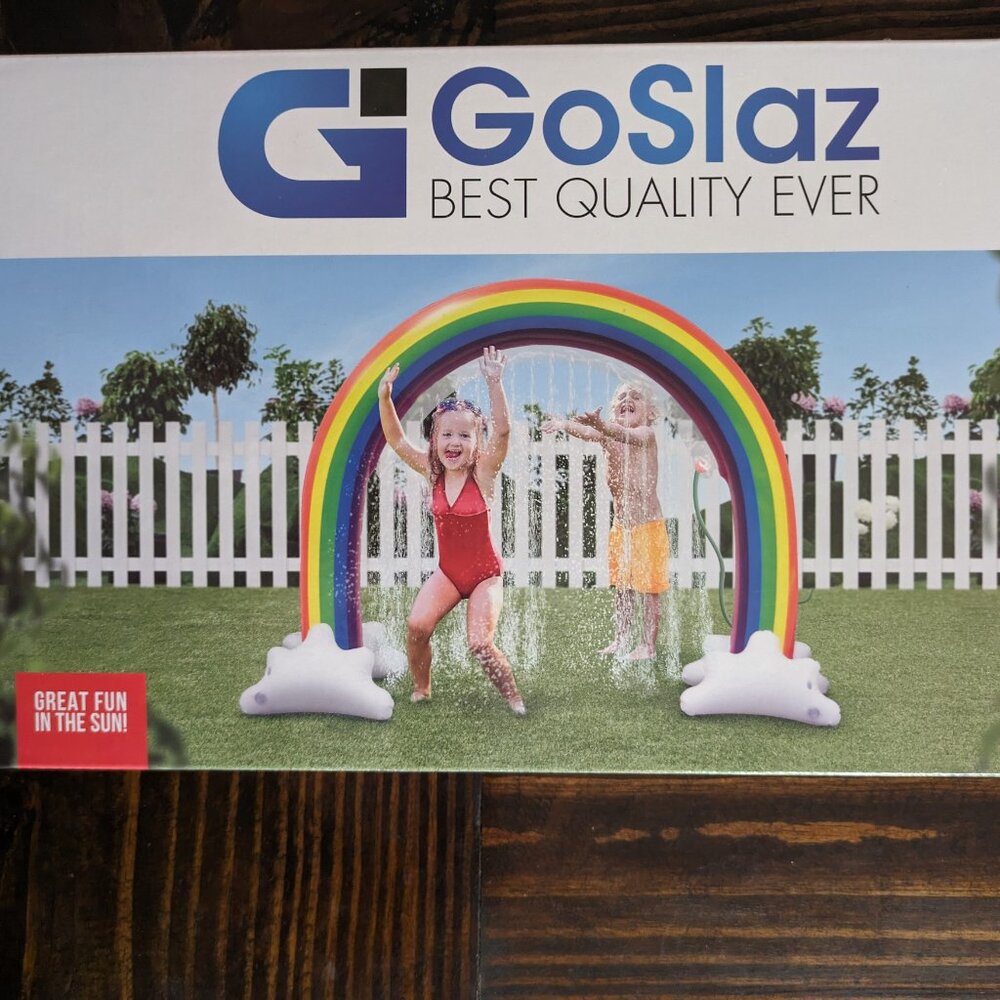 New kids rainbow sprinkler